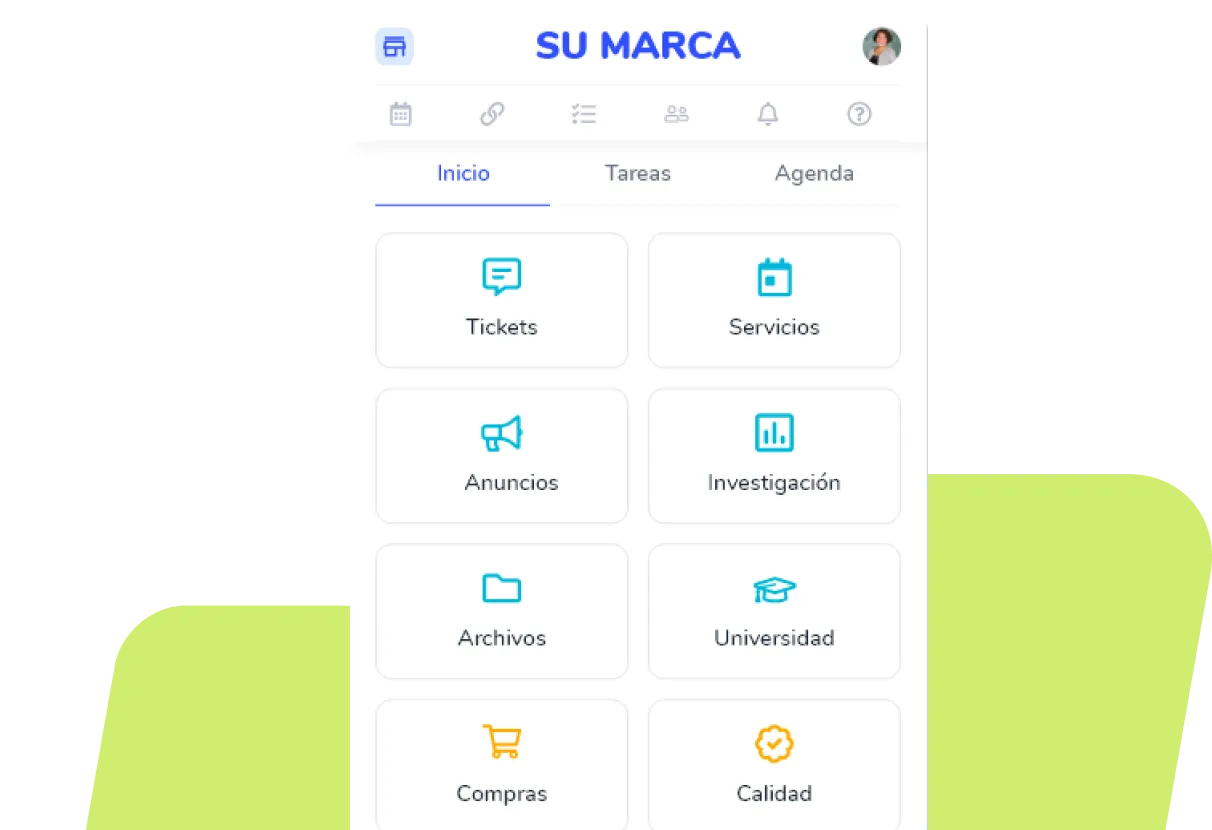 Aplicación white label con su marca